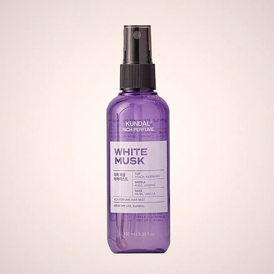 KUNDAL Rich Perfume Hair Mist 100mL White Musk